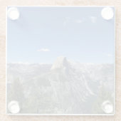 Glacier Point Halbkuppel Yosemite Color Foto Glasuntersetzer (Rückseite)