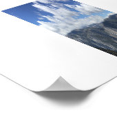 Glacier Point Horizon Panorama-Farbfotografie Poster (Ecke)