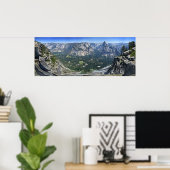 Glacier Point Panorama - Yosemite Valley Poster (Heimbüro)