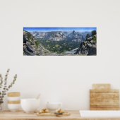 Glacier Point Panorama - Yosemite Valley Poster (Küche)