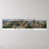 Glacier Point View bei Yosemite Poster (Vorne)
