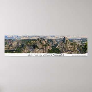 Glacier Point View bei Yosemite Poster