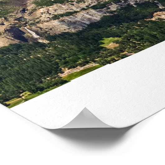Glacier Point View bei Yosemite Poster (Ecke)