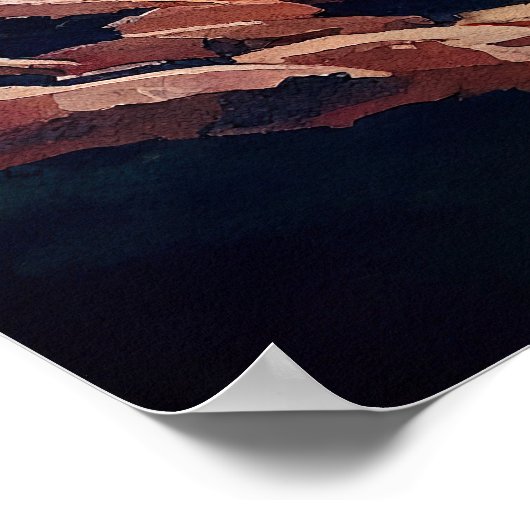 Glacier Poster (Ecke)