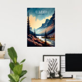Glacier Poster (Heimbüro)