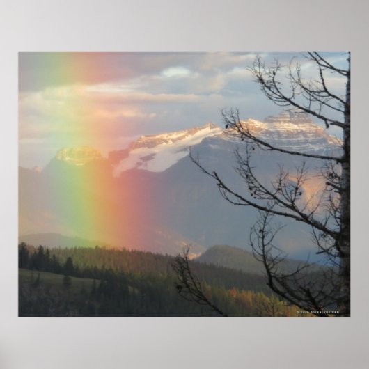 Glacier Rainbow Poster (Vorne)