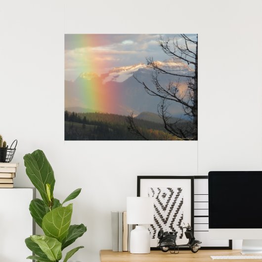 Glacier Rainbow Poster (Heimbüro)