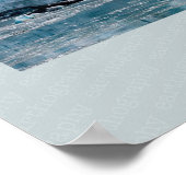 Glacier Series - Hubbard 272 Poster (Ecke)