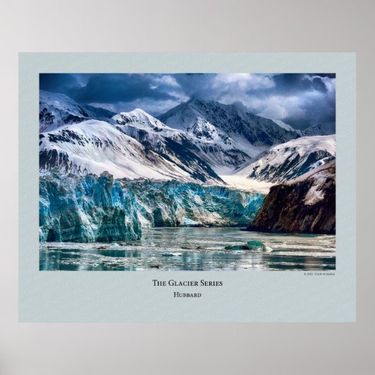 Glacier Series - Hubbard 304 Poster (Vorne)