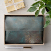 Glacier Teal Wolf Portrait Seidenpapier (Geschenk)