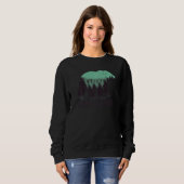 Glacier Us Nationalpark Bären Trees Montana Sweatshirt (Vorne ganz)