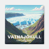 Glacier Vatnajökull Nationalpark Magnet (Vorne)