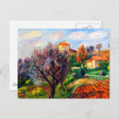 Glacken - Hügel mit Olivenbäumen Postkarte (Vorne/Hinten)