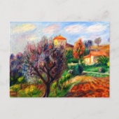 Glacken - Hügel mit Olivenbäumen Postkarte (Vorderseite)