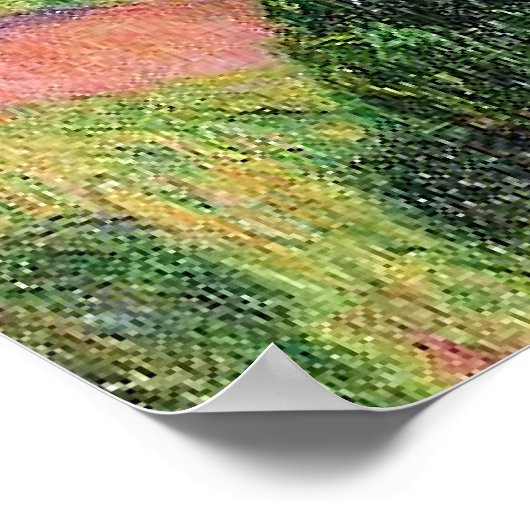 Glackens - Garten in Hartford, schöne Kunst, Poster (Ecke)