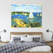 Glackens - Mahone Bay, schöne Kunst, Leinwanddruck (Insitu (Schlafzimmer))