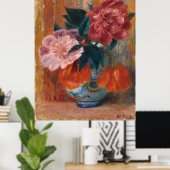 Glackens' Tulips and Peonies in Pitche Poster (Heimbüro)