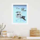 Glaçons - Eiswürfel Poster (Küche)