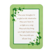 Glad As Kleeblatts Irish Sessing Magnet (Vertikal)