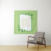 Glad As Kleeblatts Irish Sessing Wandteppich (Beispiel (Horizontal))