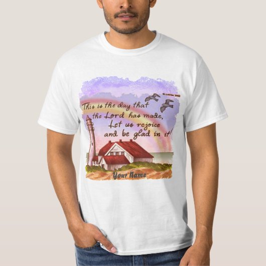 Glad Christlich Lighthouse T - Shirt (Vorderseite)
