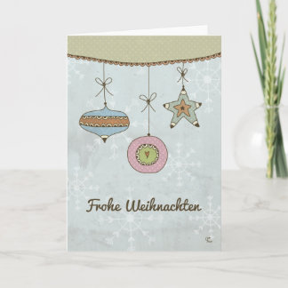 Glad Christmas Feiertagskarte