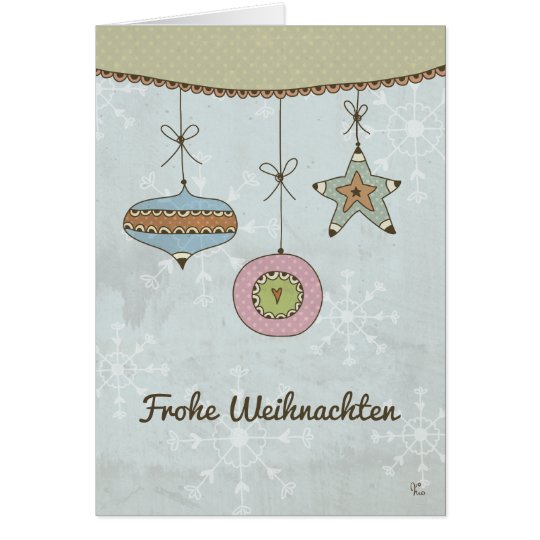 Glad Christmas Karte