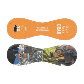 GLAD DU EIN GRAD-2-Foto-Monogramm-Abschluss. Baseball (Paneele)