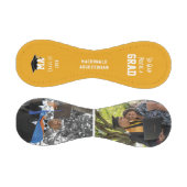 GLAD DU EIN GRAD-2-Foto-Monogramm-Abschluss. Baseball (Paneele)