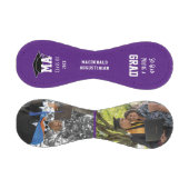 GLAD DU EIN GRAD-2-Foto-Monogramm-Abschluss. Baseball (Paneele)