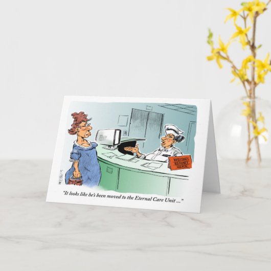 Glad, du gewinnst gut Karte (Gelbe Blume)