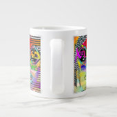 Glad I bin ich Jumbo-Tasse (Rückseite)