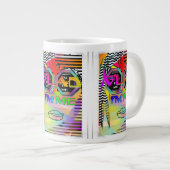 Glad I bin ich Jumbo-Tasse (Vorderseite Rechts)