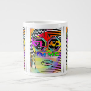 Glad I bin ich Jumbo-Tasse