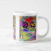 Glad I bin ich Jumbo-Tasse (Rechts)