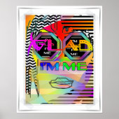 Glad I bin ich Poster (Vorne)