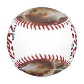 Glad I Swiwick Right Foto Verlobung Keepake Baseball (Rückseite)