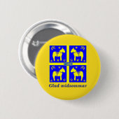 Glad Midsommar Button (Vorne & Hinten)