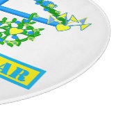Glad Midsommar, Flagstang Personalize Schneidebrett (Ecke)