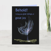 Glad Tidings of Great Joy Christmas Card Karte (Vorderseite)