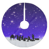 Glad Tidings of Great Joy! zu Polyester Weihnachtsbaumdecke (Vorderseite)