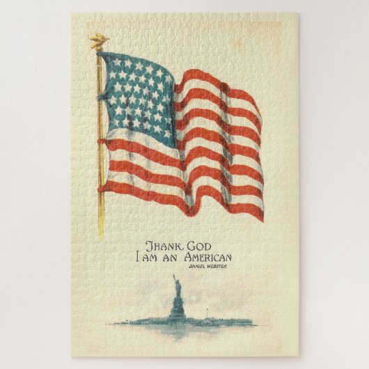Glad to be American Large Puzzle (Vertikal)