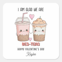 Glad, wir sind Bes-teas KID Valentinstag Klasse