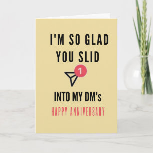 Glad you schlug in den glücklichen Jubiläum meiner Feiertagskarte