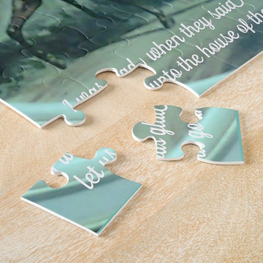 Glad zur Kirche gehen Puzzle (Seite)