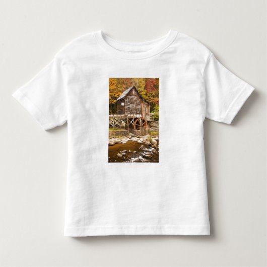 Glade Creek Grist Mill, Babcock Staat Park, 2 Kleinkind T-shirt (Vorderseite)