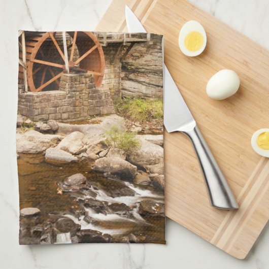 Glade Creek Grist Mill, Babcock Staat Park, 2 Küchentuch (Viertel Falte)