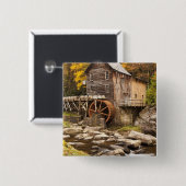 Glade Creek Grist Mill, Babcock Staat Park, Button (Vorne & Hinten)