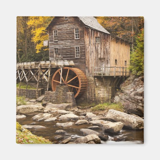 Glade Creek Grist Mill, Babcock Staat Park, Magnet (Vorne)