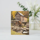 Glade Creek Grist Mill, Babcock Staat Park, Postkarte (Stehend Vorderseite)